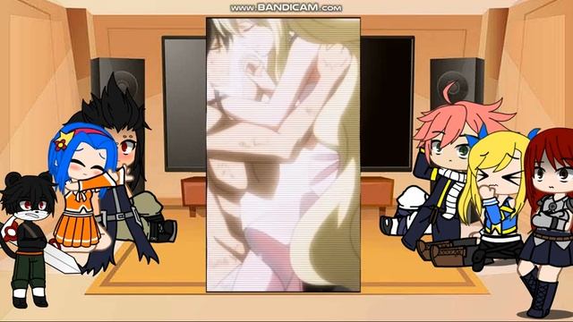 Fairy Tail react / Реакция Фейри Тейл/Хвоста Феи на тик ток, эдиты [gacha club смотреть онлайн