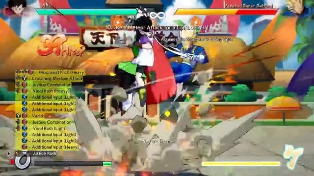 Dragon Ball FighterZ – Videl gameplay | combos смотреть онлайн