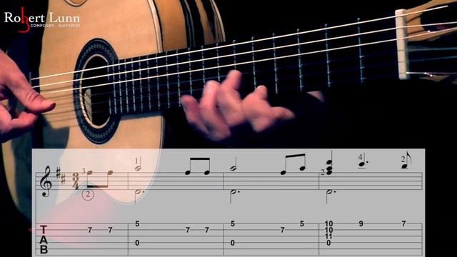 BRAHMS' LULLABY - (Wiegenlied) - Johannes Brahms - Includes Sheet Music and TAB - Classical Guitar смотреть онлайн