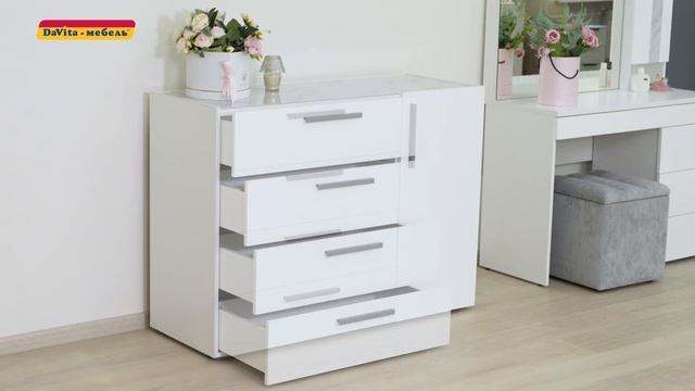 Обзор спальни «Николь» от «DaVita-мебель» смотреть онлайн