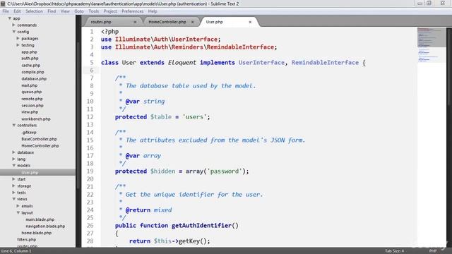 PHP Laravel 4 075 PDO and SMTP E mail смотреть онлайн