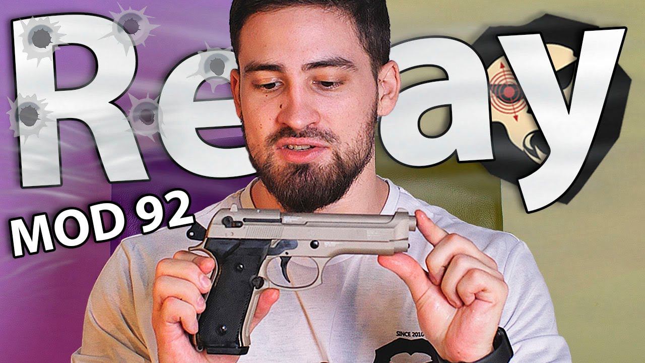 Охолощенный пистолет Retay Mod 92 (9мм P.A.K, Beretta 92, Сатин) видео обзор смотреть онлайн