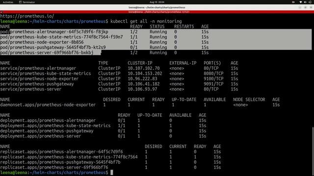 Prometheus from helm chart.. using simple helm install and port forward. смотреть онлайн