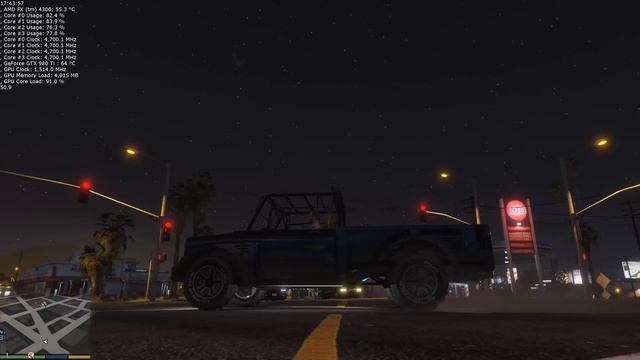 GTA 5 - AMD FX 4300 4.7 - GTX 980 Ti - 2160p 4K смотреть онлайн