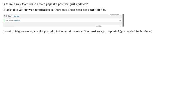 Wordpress: Filter for when the post is updated смотреть онлайн