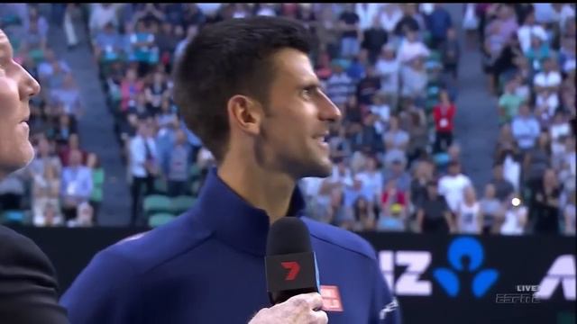 Novak Djokovic "No More Drop Shots" Interview смотреть онлайн