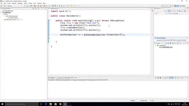 Java IO make and write to a file смотреть онлайн