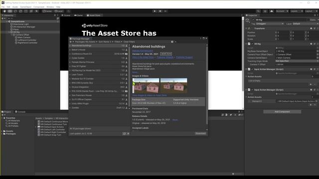 Unity VR Development Oculus Quest 2021, Getting Started in 15 Mins смотреть онлайн