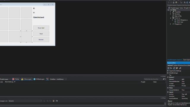 TicTacToe in C# programmieren #1 - Form смотреть онлайн