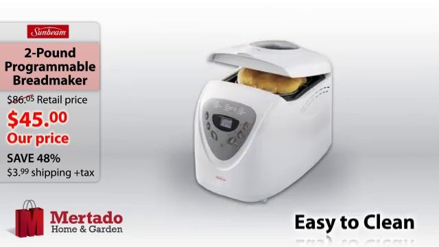 Sunbeam 2lb Programmable Breadmaker смотреть онлайн