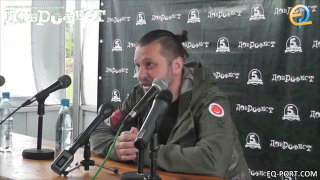 Пресс-конференция на "Доброфест 2014". Илья Кнабенгоф. Интервью, Илья Черт, группа "Пилот". смотреть онлайн