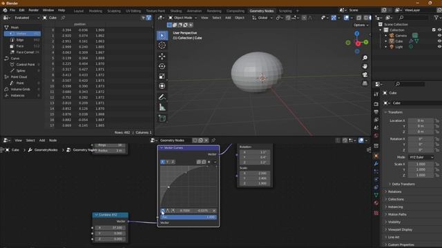Le Node Vector Curves | Apprendre Geometry Nodes Blender 3D смотреть онлайн