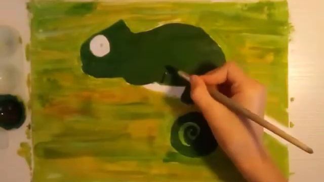 Как нарисовать хамелеона смотреть онлайн