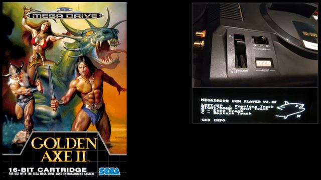 Sega Megadrive Soundtrack Golden Axe 2 Track 1 Title Theme Real Hardware смотреть онлайн