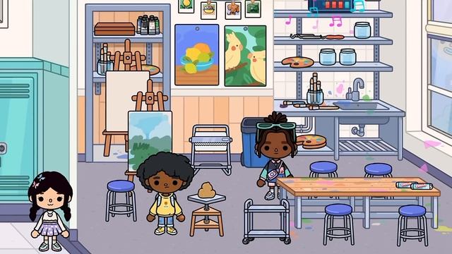 //ОБЗОР НОВОГО ОБНОВЬЕНИЯ ТОКА БОКА///3 ЭТАЖНАЯ ШКОЛА///ПЛАТЬЯ/// смотреть онлайн