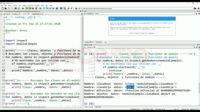 Inspect - 2 - Python Avanzado tutorial en español смотреть онлайн