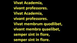 GAUDEAMUS IGITUR