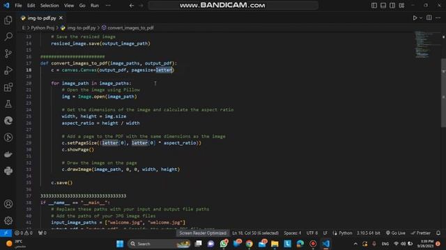 students projects : python. Convert Image To PDF After Resizing Projec смотреть онлайн