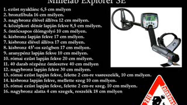 NFT2010 Zalaköveskút - Metaldetector test - Minelab Explorer SE смотреть онлайн