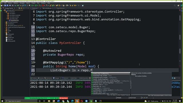 Thymeleaf Spring boot with MySQL смотреть онлайн