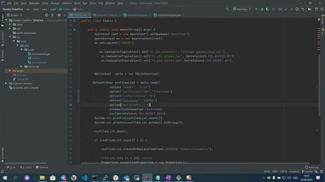 Yandex DataProc demo: loading files from S3 to ClickHouse with Spark смотреть онлайн