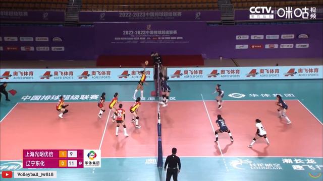 Samantha Bricio | Shanghai上海光明优倍 Vs Liaoning 辽宁化东 | 2022/23 Chinese Volleyball Super League 中国女排超级联