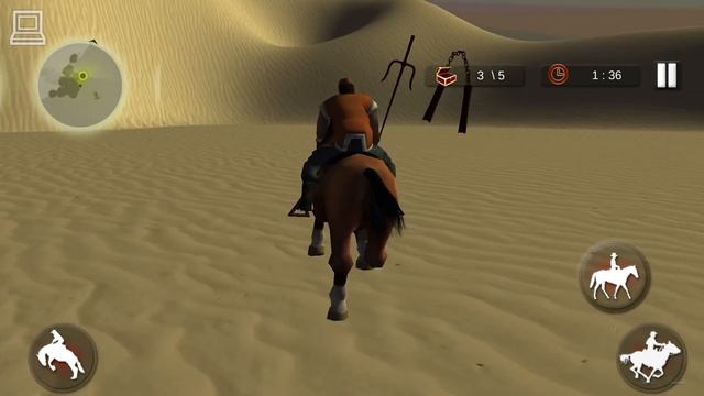 Horse Rider Treasure Hunt Android Gameplay (Horse Game) смотреть онлайн