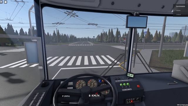Trp test 14 маршрут | троллейбус ЗиУ| roblox смотреть онлайн