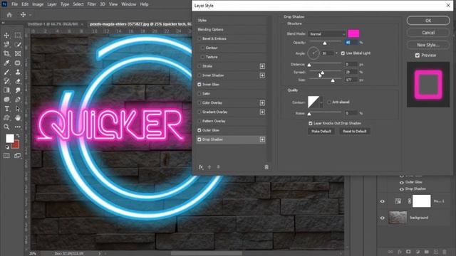 PHOTOSHOP TUTORIALS - NEON LIGHT TEXT смотреть онлайн