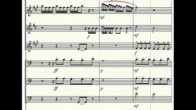 Eminem-The Monster- Sheet Music - Octet- Trombone and saxophone Ensemble смотреть онлайн
