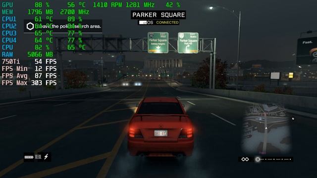 Watch Dogs | GTX 750Ti 2GB + i5-3450 + 8GB RAM смотреть онлайн