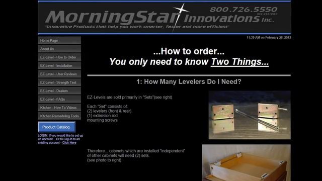 EZ-Level - Cabinet Levelers - Cabinet Leveling System смотреть онлайн