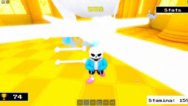 Hardmode Sans Showcase in Undertale Endless Route on Roblox смотреть онлайн