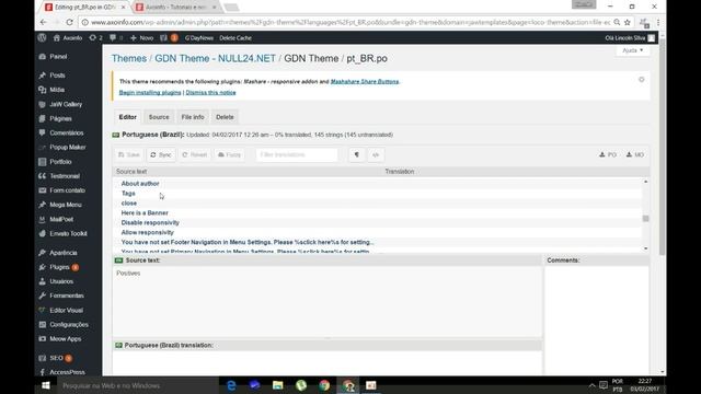 Como TRADUZIR temas WORDPRESS com o plugin LOCO TRANSLATE | AXOINFO смотреть онлайн