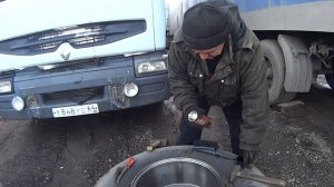 #Замена тормозного барабана #оси BPW