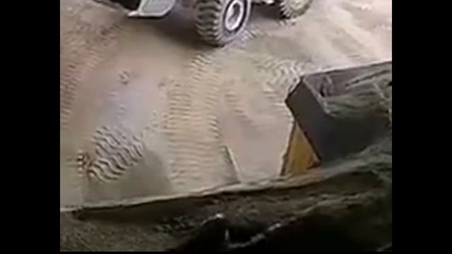Попала в ковш экскаватора Hit The Excavator Bucket