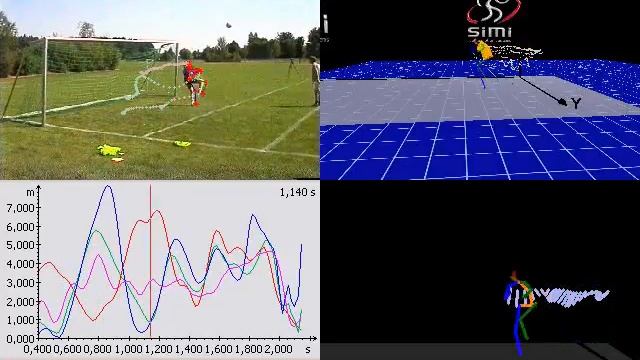 Soccer/Football Goalkeeper Analysis 3D with Simi Motion смотреть онлайн