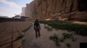 Conan Exiles Строительство. Домик варвара с бассейном