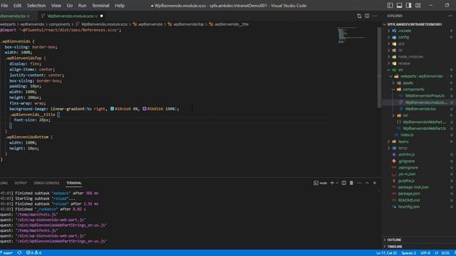 Desarrollo de aplicaciones SPFx - Intranet 001 - Bienvenida смотреть онлайн