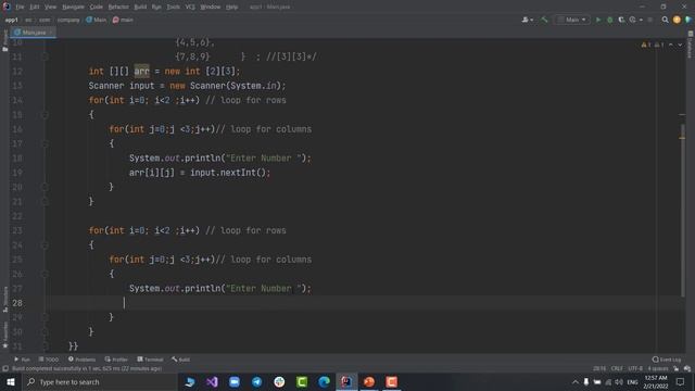Two Dimensional Arrays - Lec 18 - Java Programming смотреть онлайн
