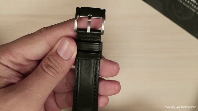 [What's Inside The Box?] Fossil FS4812 Grant Chronograph Black Leather Strap