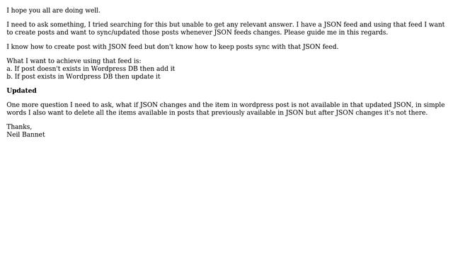 Wordpress: WordPress - Sync wordpress post with JSON feed смотреть онлайн