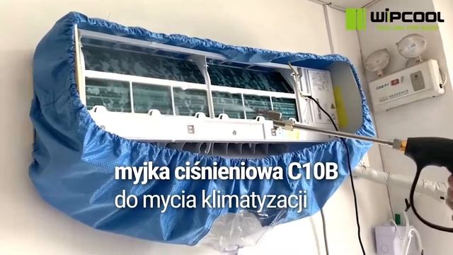 Akumulatorowa pompa do mycia klimatyzacji Wipcool C10B смотреть онлайн