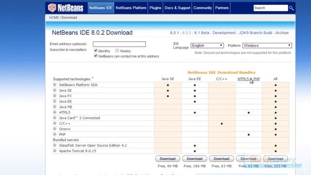 12 Downloading IDE Netbeans смотреть онлайн