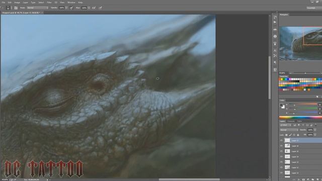 Speedpainting - "Sleeping Dragon" (FAST VERSION) смотреть онлайн