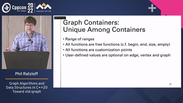 Graph Algorithms and Data Structures in C++20 - Phil Ratzloff & Andrew Lumsdaine - CppCon 2022 смотреть онлайн