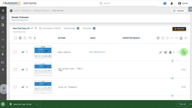 Low code test automation - how to download a test case in AutonomIQ | Sauce Labs low code testing смотреть онлайн
