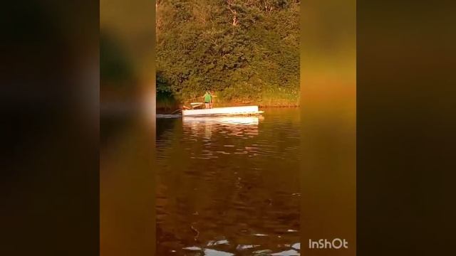 Плот сборка и испытание на воде. р Великая. смотреть онлайн
