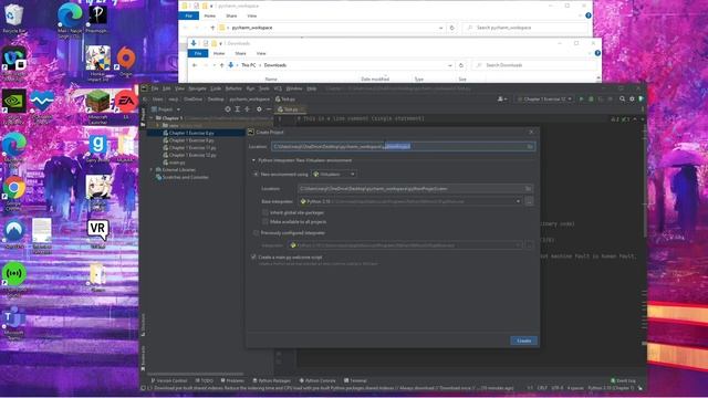 How to open/create a file on PyCharm смотреть онлайн