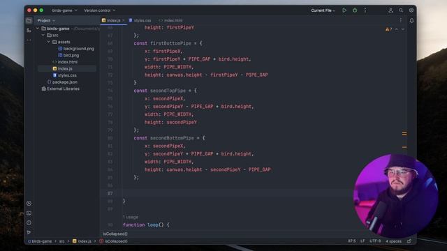 ПИШЕМ ИГРУ НА ЧИСТОМ JAVASCRIPT | КЛОН FLAPPY BIRD | С НУЛЯ смотреть онлайн